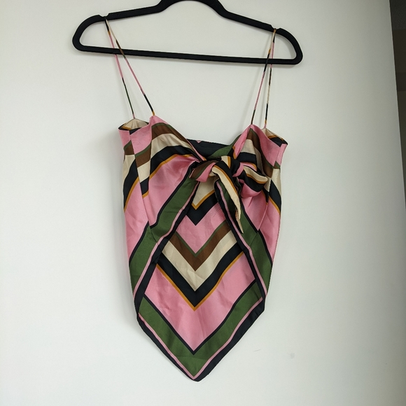 Zara silky scarf tank top - Picture 8 of 8
